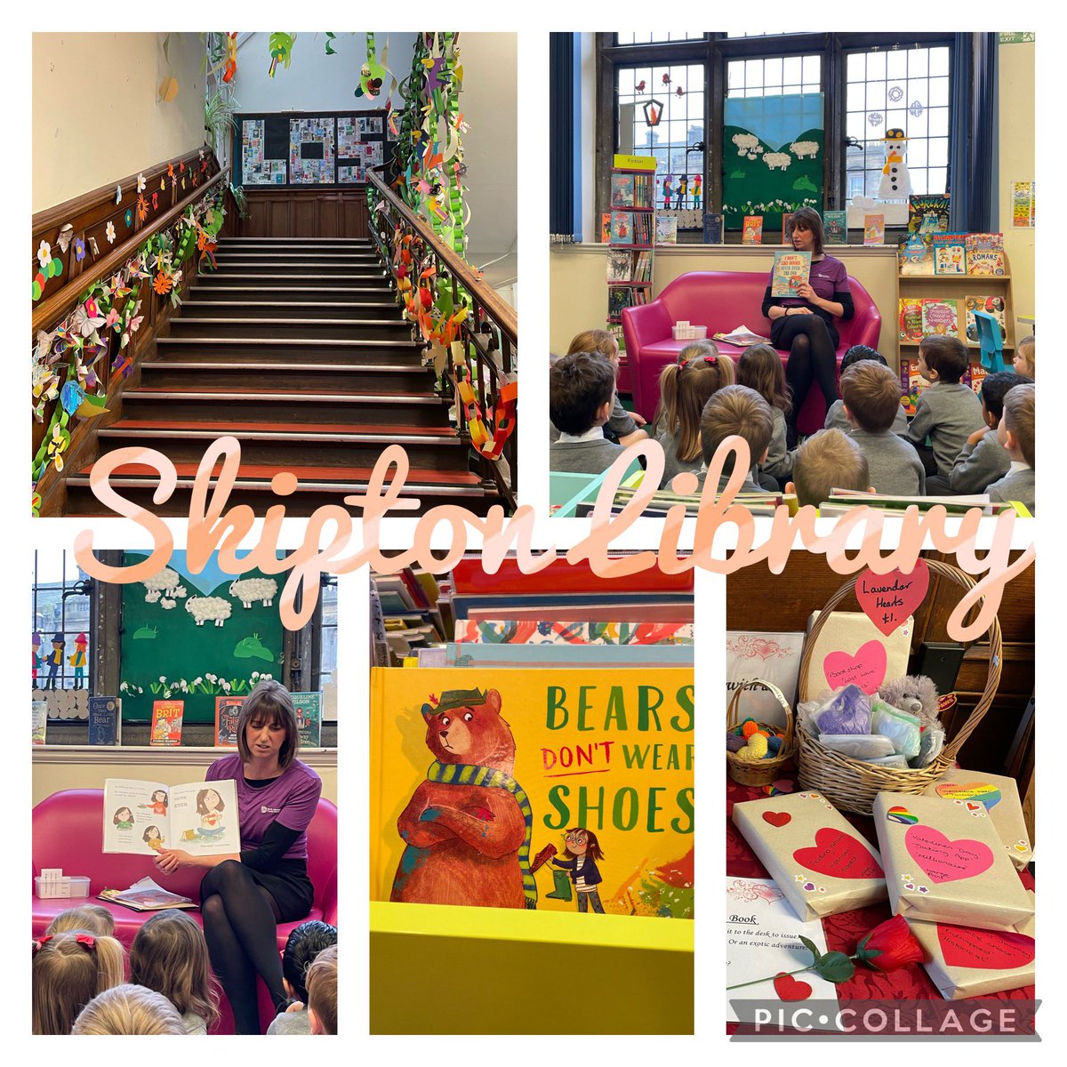 GreatwoodCPS's tweet photo. Our Reception class are having a wonderful visit to Skipton Library this morning.
We are so lucky to have such a wonderful library in Skipton.
We cannot wait to chose and scan our own books later on! @nyedvisits @_Reading_Rocks_ #librarytrip #lovebooks https://t.co/QzDQ4EpoAZ