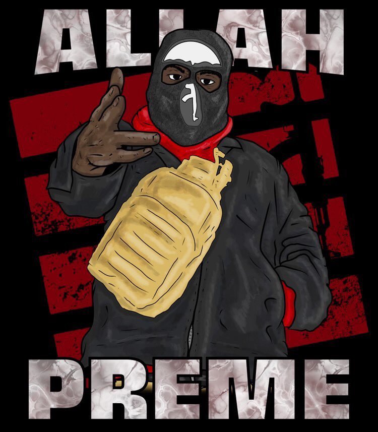 AP_Da_Overlord's tweet photo. 🚨BRAND NEW GEAR🚨 Allah Preme First generation #ArtBrix print by The Umbrella’s own @AyItsCliffton available now https://t.co/JdJWrOCXav https://t.co/KpiV1HXVIn