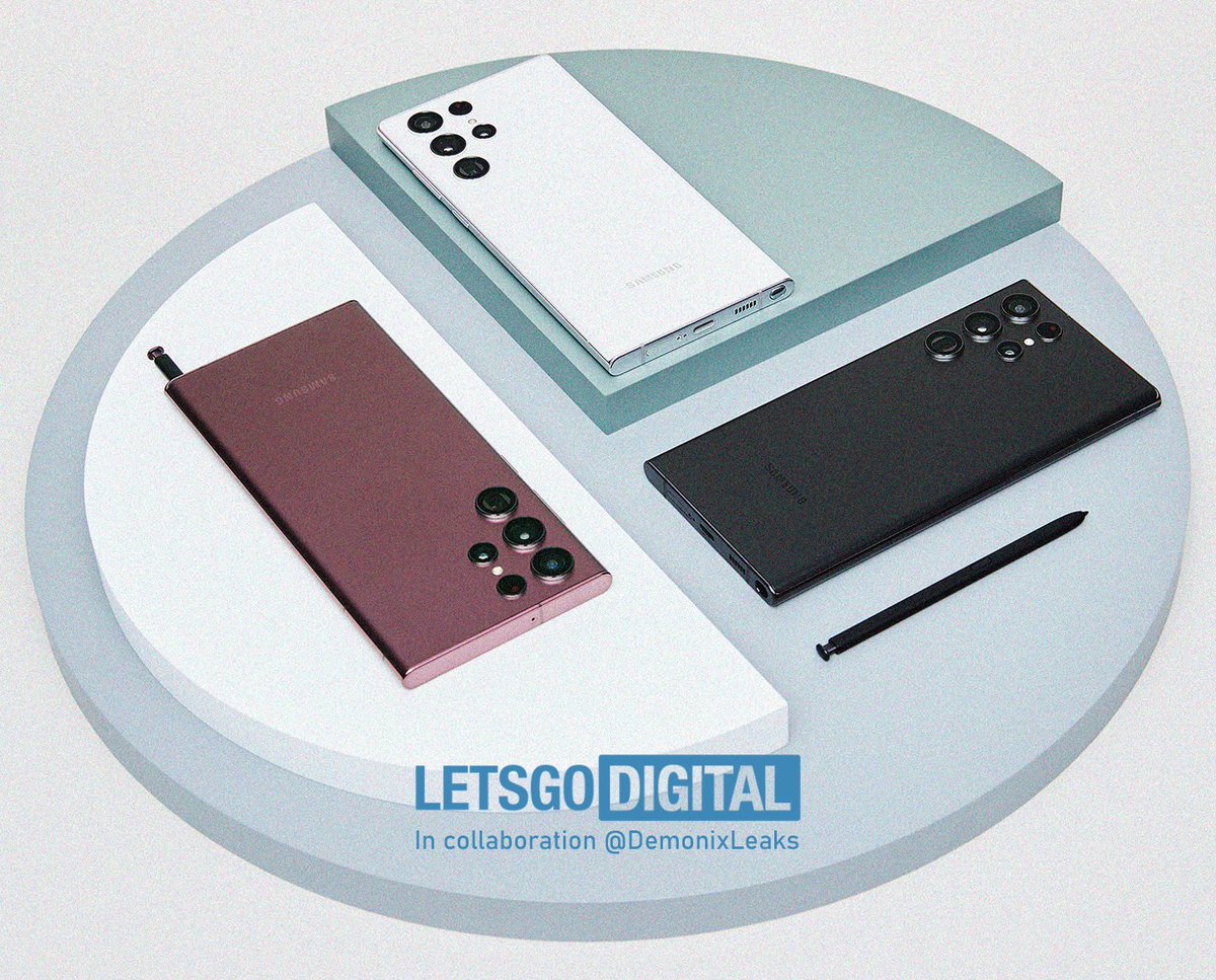 letsgodigitalNL's tweet image. Exclusive: Samsung Galaxy S22 Ultra official images 🔥
nl.letsgodigital.org/smartphones/sa…

Shared exclusively with LetsGoDigital by @DemonixLeaks 👋🏼

#SamsungUnpacked #Samsung #GalaxyS22Ultra #SamsungS22Ultra #GalaxyS22 #SamsungGalaxy