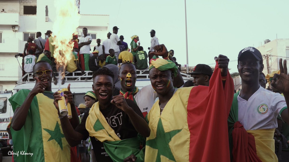 CElvalide's tweet photo. Une très grande fierté pour le peuple Sénégalais de voir les lions nous amener la coupe.Senegal Dakar,  célébration de la coupe. You will see more images. 
Cherif Khoury  #AFCON2021 #mankowutindamli -#Senegal #teamsenegal #Gainde #LionsDeLaTeranga https://t.co/AMn2x8PeJL