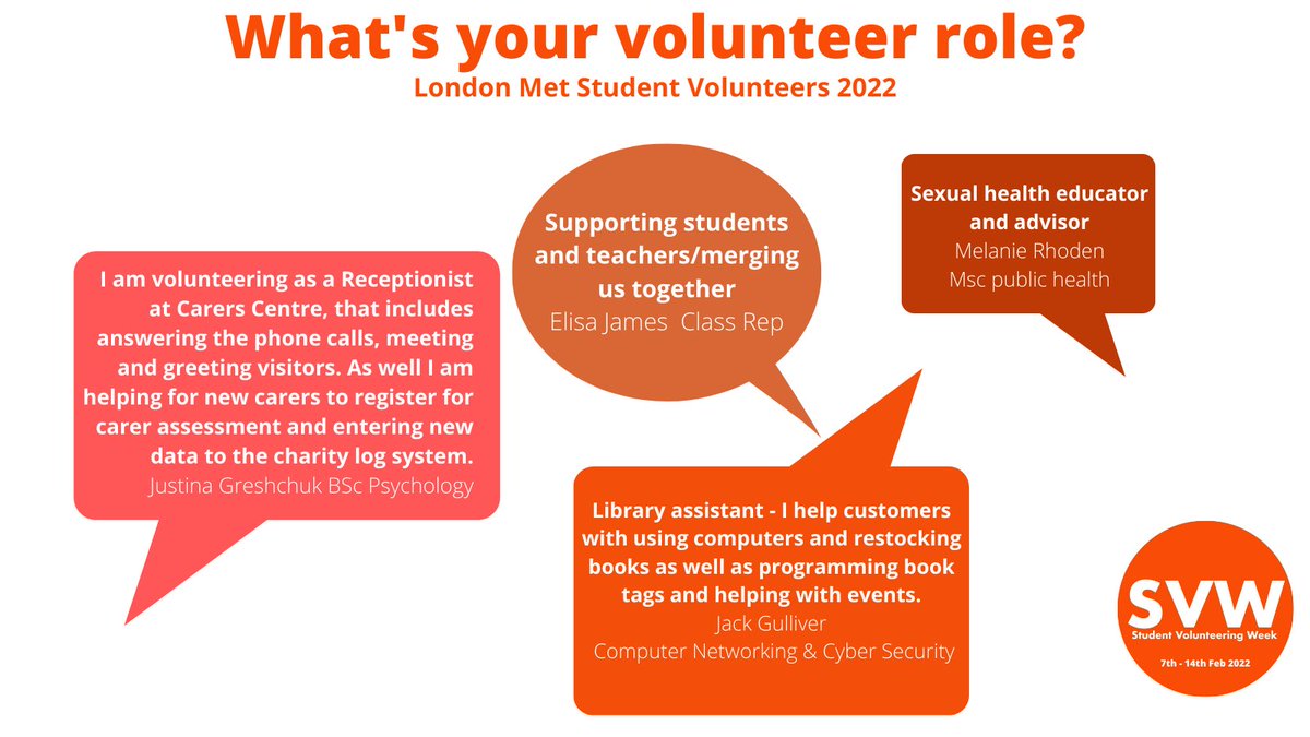 Volunteer@LondonMet tweet media