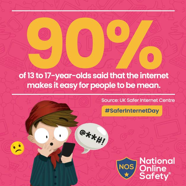 wake_up_weds's tweet photo. Did you know 🤔

90% of 13 to 17-year-olds said that the internet makes it easy for people to be mean.

This #SaferInternetDay, our FREE award-winning resources can help to strengthen young people’s digital resilience. 👦👧

Explore our free resources >> https://t.co/hY7c5QEB8H https://t.co/eHQ4xe4pP9