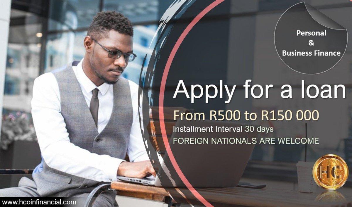 Hcoincommunity's tweet photo. Do you need a urgent Personal loan or Business finance? Why not try our money market!!!

Application is fast, easy with minimal requirements.

Foreign nationals are welcome.

https://t.co/vxfT5N4jIz

#business #loan #money #hcoin #growth #peaceofmind #working #SouthAfrica https://t.co/0MOt20ZLjJ
