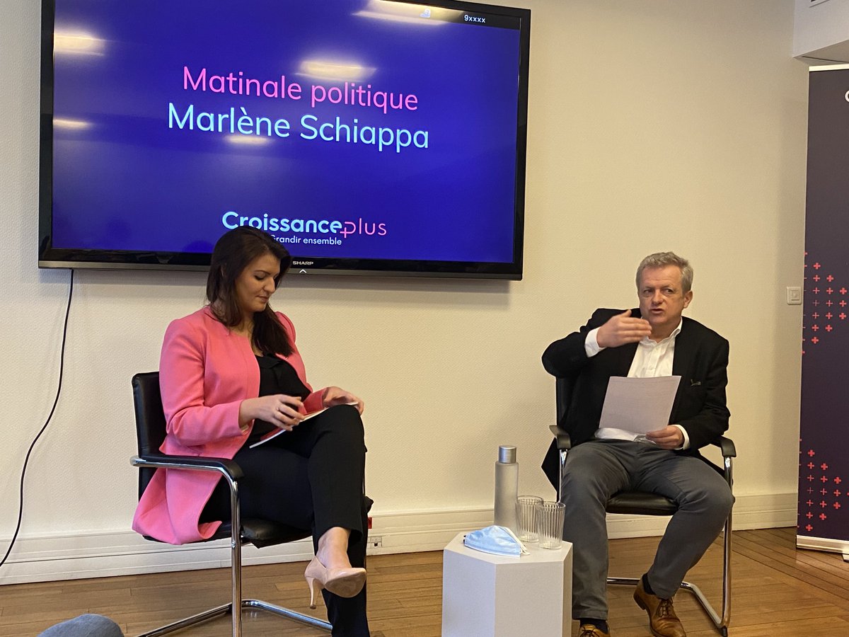 « Les quotas sont un mal nécessaire » même si la dynamique économique est lancée il reste encore du chemin à faire . Merci ⁦<a href="/MarleneSchiappa/">🇫🇷 MarleneSchiappa</a>⁩ de poursuivre les combats #femmes et #travail entre autre … ⁦<a href="/CroissancePlus/">CroissancePlus</a>⁩
