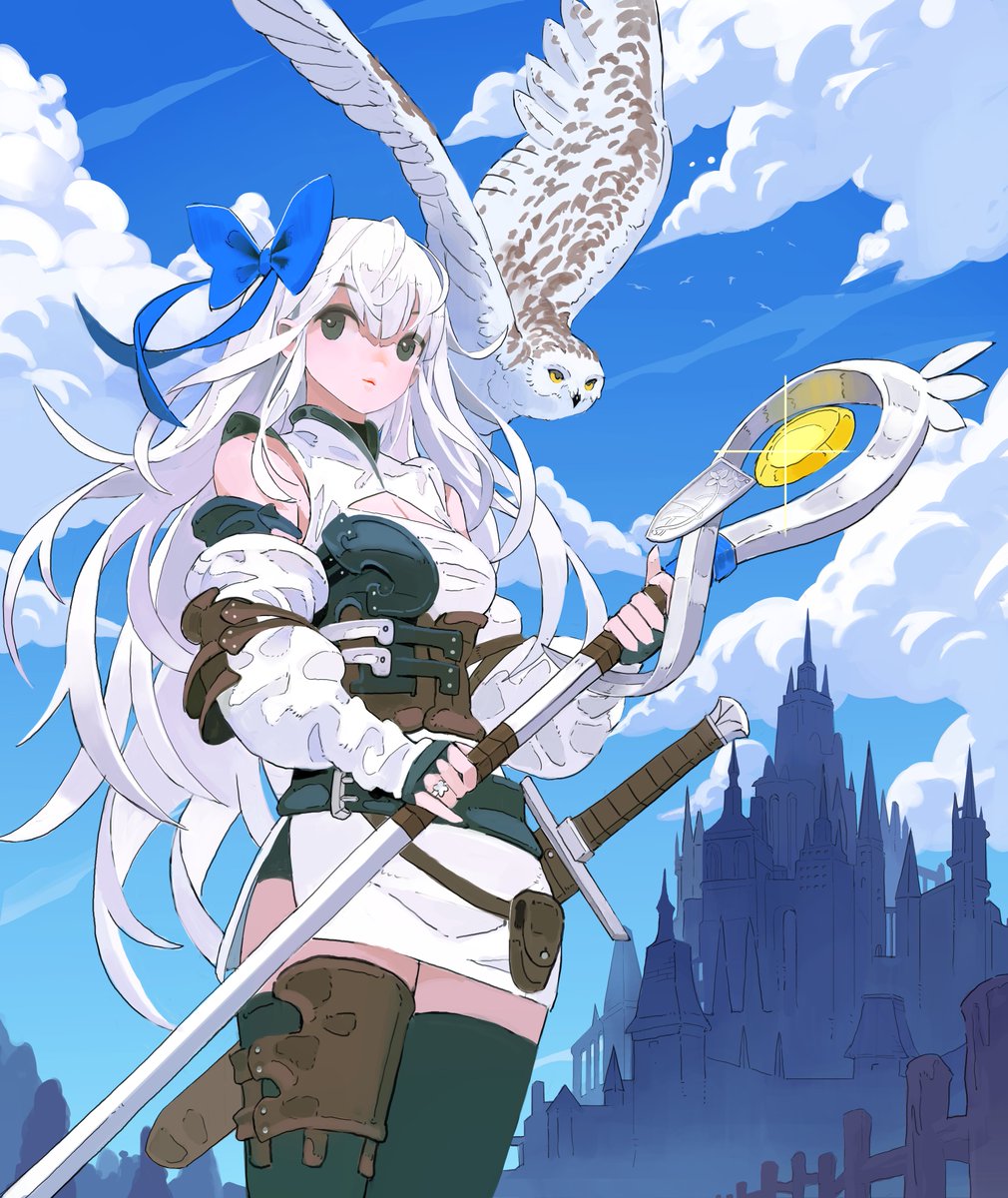 「BLUE SKY 」|Aruana Sickのイラスト