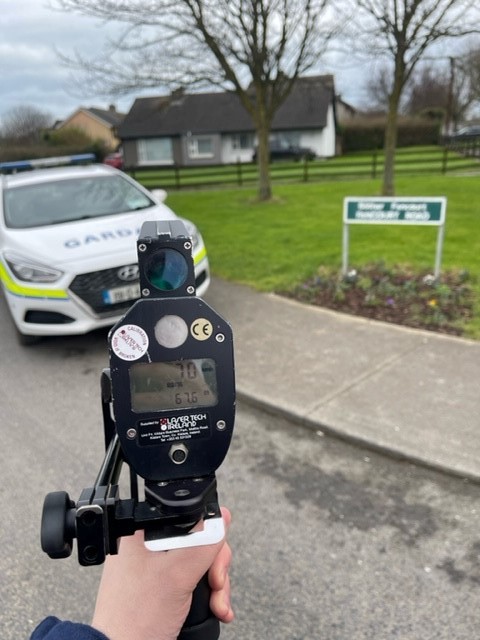 GardaTraffic's tweet photo. Following reports from residents of drivers exceeding the speed limit at Fancourt Heights, Balbriggan Gardaí conducted speed checks. Several detections were made, with FCPNs issued to all offenders. 

#SlowDown #SaferRoads https://t.co/AfO6JIinPI