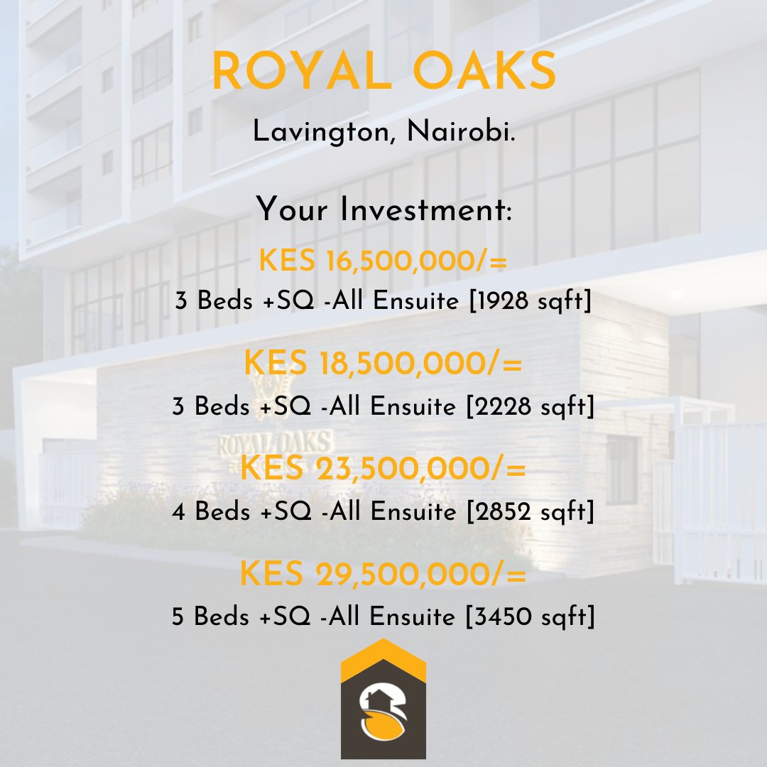 SamamboHousing's tweet photo. A luxurious development in one of Nairobi's top neighborhoods. Spacious with top quality fitting and finishes these homes offer the best value at a price that is very attractive.
https://t.co/bJDpnmHqtR
#samambohousing #luxury #apartment #nairobi #kenya #investment #home #royal https://t.co/ky6LKpaCNf