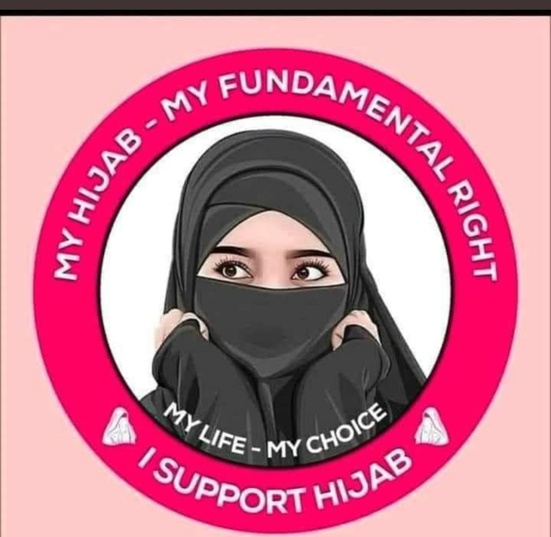 FareediSafiya's tweet photo. #HijabisurRigh  muslim womens ke kapdon par siyasat nahi honi chahiye 
Hindustan kise ke baap ka nahi he 
Sare jahan se achcha hindustan hamara
Ham bulbule hen iske ye gulsitan hamara https://t.co/T610UM1BzP