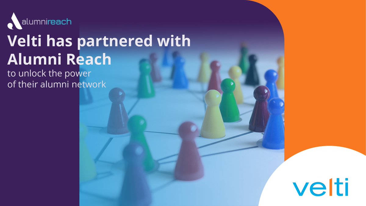 AlumniReach's tweet image. Alumni Reach is thrilled to announce a new partnership with the global mobile marketing solutions leader, Velti
#alumnimanagement #alumnireah #velti #communitymanagement #stayconnected #network #newpartnership