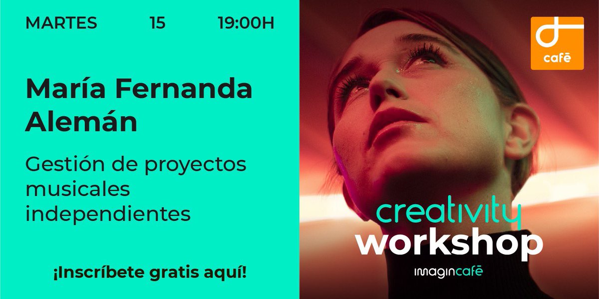 MFAleman's tweet photo. El próximo martes 15 en @imaginCafe 👉🏻👉🏻 Puedes inscribirte gratuitamente aquí, vía @dicefm ---> https://t.co/Uq0ltFaXaq
#workshop #gestioncultural @imaginersapp https://t.co/ohEVke8G0Q