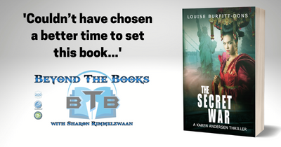 LouiseBurfDons's tweet photo. With thanks to @ShazzieRimmel for her review of The Secet War 

'A book that blends murder with the threat to world peace and conspiracy with the up to date fake news we have today and even social media.'

#thriller
#spyfi
@spybrary
@shippersUnbound

https://t.co/i0niq4Aaj7 https://t.co/yaQqBiBY7o