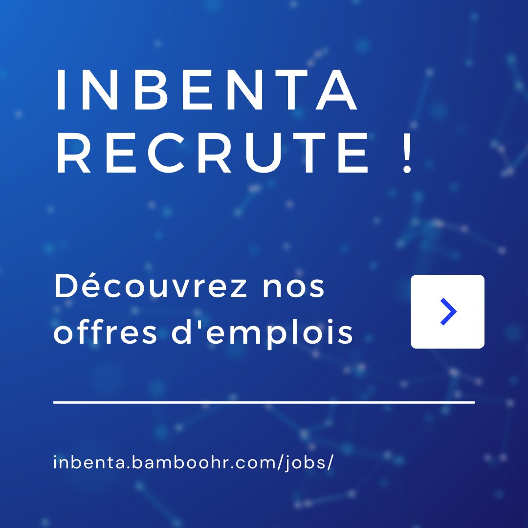 inbenta_fr's tweet image. 📢  [JOB]
Inbenta recrute ✨

Tu cherches un poste dans une entreprise où il fait bon vivre ? Tu es passionné(e) par l&apos;IA, le NLP ? Alors n&apos;attends plus pour postuler !

🔹 Solution Engineer 👉 inbenta.bamboohr.com/jobs/view.php?…
🔹 Full-stack developper 👉 inbenta.bamboohr.com/jobs/view.php?…