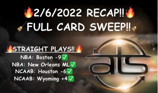 ATSSportPicks's tweet photo. 🤑SWEEEEEEEP!!🤑

🔥78-37-2🔥 

#ATS #WeWinWhenYOUWIN  #sportsbetting #sportsbettingadvice #sportsconsultant #sportsconsulting #parlay #handicapper  #ncaa #nba #nhl #mlb #mls #giveaway #barstoolsportsbook #freepicks #parlay #parlaywinner https://t.co/SfKSWl59rc