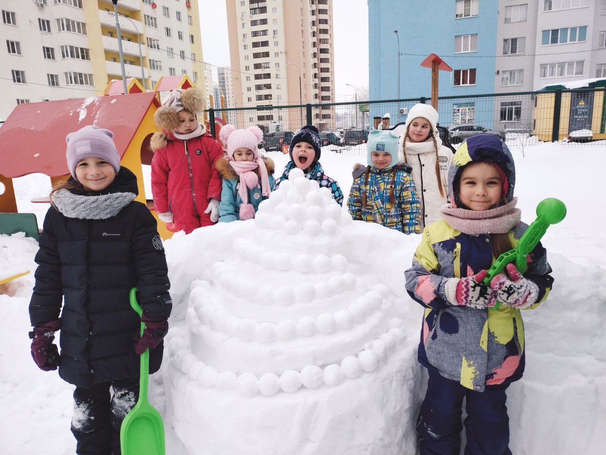 detsad4smr's tweet photo. Снежные фантазии юных скульпторов! https://t.co/RGkXxM2kC4