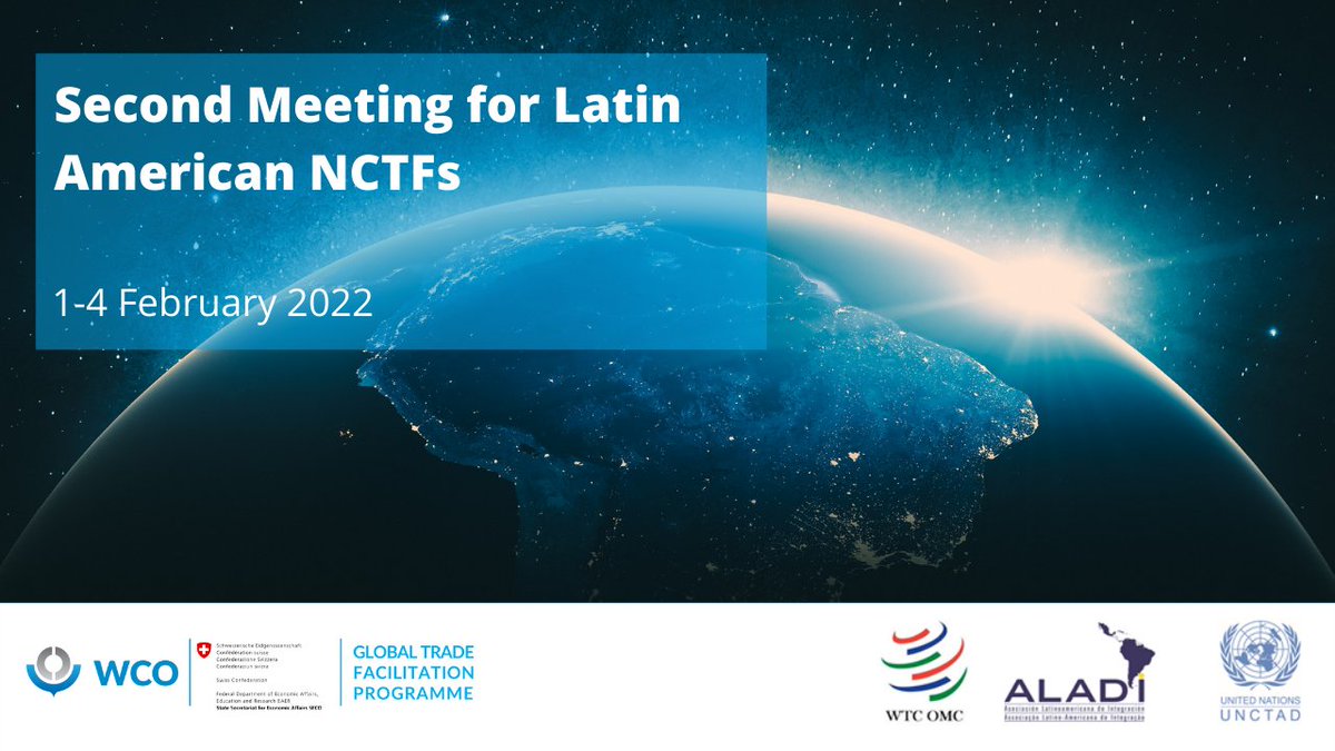 WCO_OMD's tweet photo. A Successful NCTF Meeting with Latin American Countries
➡️ https://t.co/sY1piR9fRW

#WCO #Customs #CapacityBuilding #GTPF #SECO_WCOProgramme #NTFC #TFA #TradeFacilitation @ALADI_SG https://t.co/TShDPJ7gJH