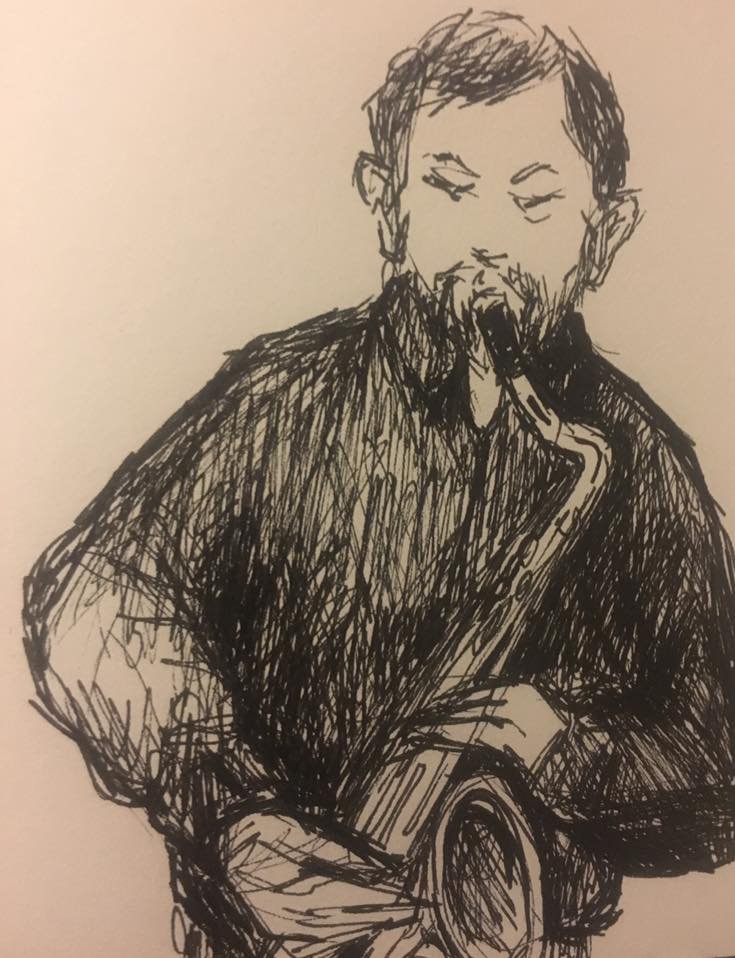 theallnewmagic's tweet photo. Mark

https://t.co/VsDttrxJuD

#PalsOfMine #RealtimeLifesketching #Performers #Portrait #Portraiture #Friends #DrawingMyFriends #RealTimeSketching #NotPosed #LiveSketching #InTheMoment #QuickDraw #Performers #DrawingMusic #GigSket… https://t.co/PIeDdSuwlE