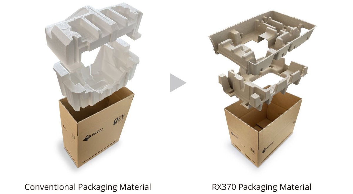 Responsible consumption and production!

The RadiForce RX370 is the first of EIZO’s products to use moulded pulp in its packing material. Unlike conventional styrofoam or plastic, it does not require specialist disposal and can be recycled by anyone.

#healthcare #sustainability