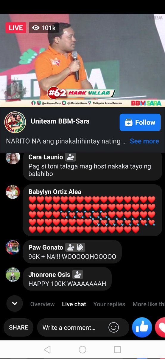 tin_victorio's tweet photo. #UniteamPHarena2022
#WeAreForBBMSARA
❤️💚🇵🇭 https://t.co/WSDuBAJ7Q5