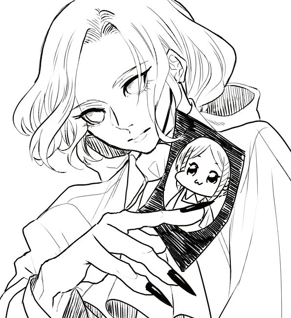 かなり前に描いたジョゼの落書き 