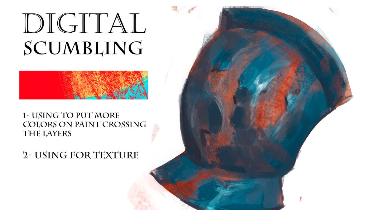 Art Fundamentals - Scumbling - How to use scumbling correctly in Digital... youtu.be/XXy9Cuy5kxk #art #scumbling #digitalpainting #conceptart #douglasderi #armor