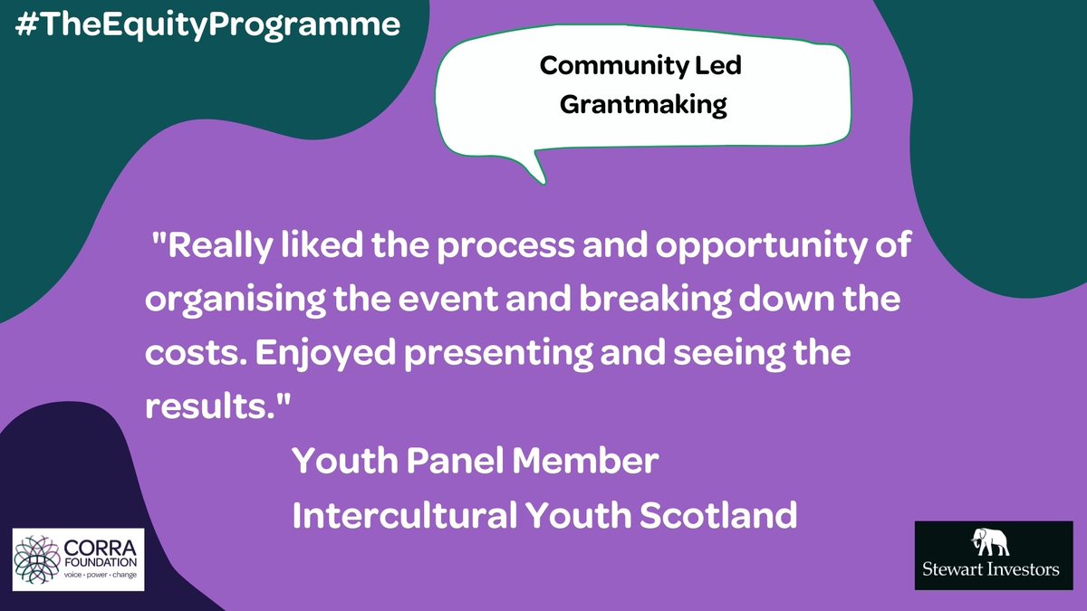 corrascot's tweet photo. 2/5 The Youth Panel were involved in @interculturalYS #ScotlandInColour - an annual celebration of culture & creativity of Black people & People of Colour across Scotland, bringing together:
⚡️artists
⚡️#RaceEquality activists
⚡️LGBTQ+ sessions
⚡️performances & workshops https://t.co/OoxPhxnCRs
