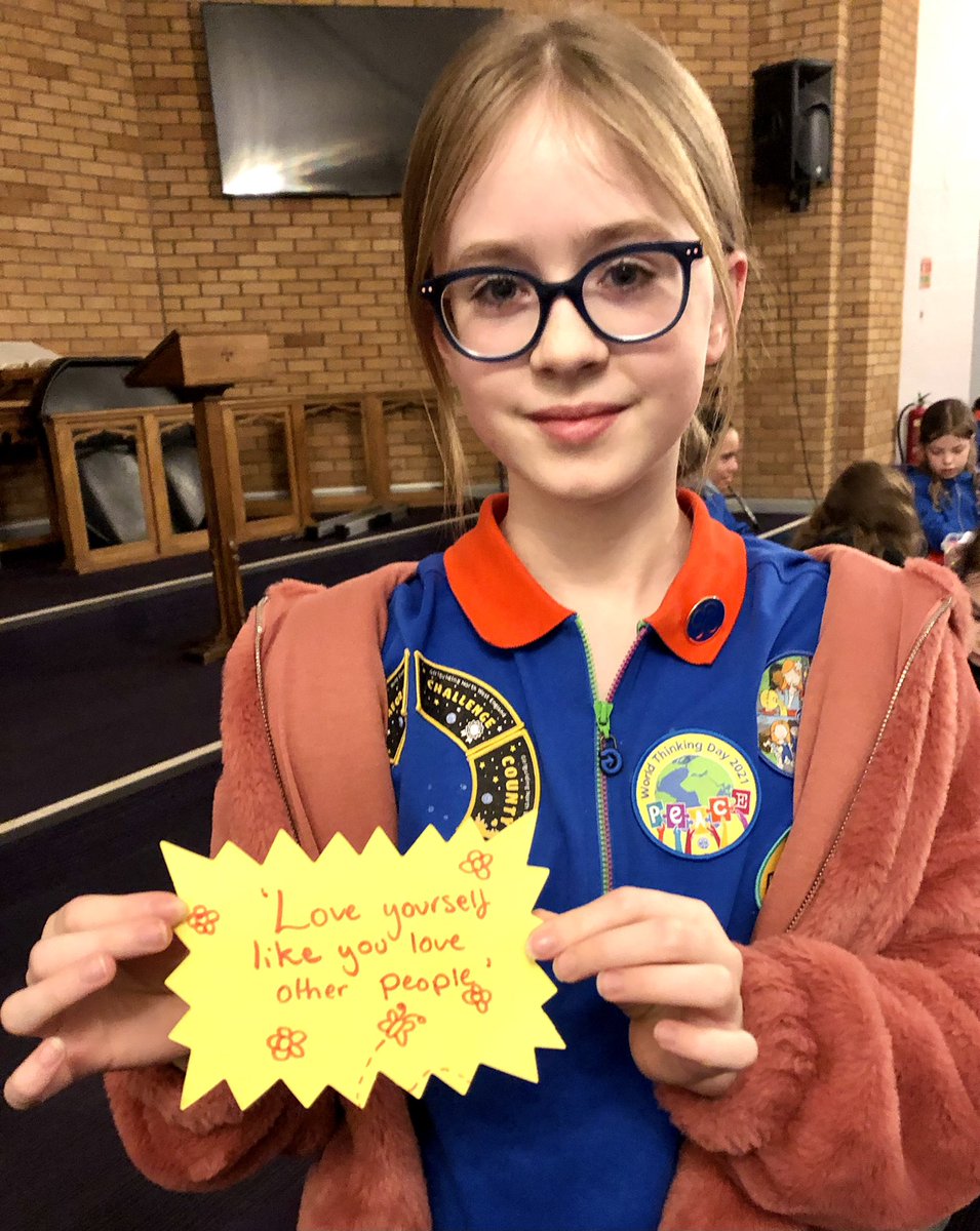 1stDidsbury's tweet photo. Last night was all about self care &amp; self love to mark #ChildrensMentalHealthWeek 🧠💙We shared our self care ideas on lolly sticks, and everyone took home an envelope filled with lots of (non-appearance based!) compliments and positive messages!

@Girlguiding_NWE @Girlguiding https://t.co/v0kdLbDUpW