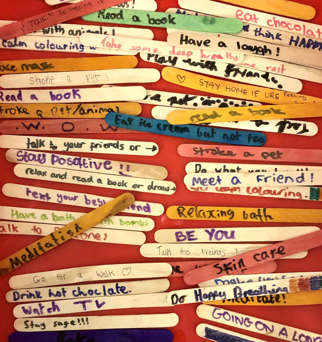 1stDidsbury's tweet photo. Last night was all about self care &amp; self love to mark #ChildrensMentalHealthWeek 🧠💙We shared our self care ideas on lolly sticks, and everyone took home an envelope filled with lots of (non-appearance based!) compliments and positive messages!

@Girlguiding_NWE @Girlguiding https://t.co/v0kdLbDUpW