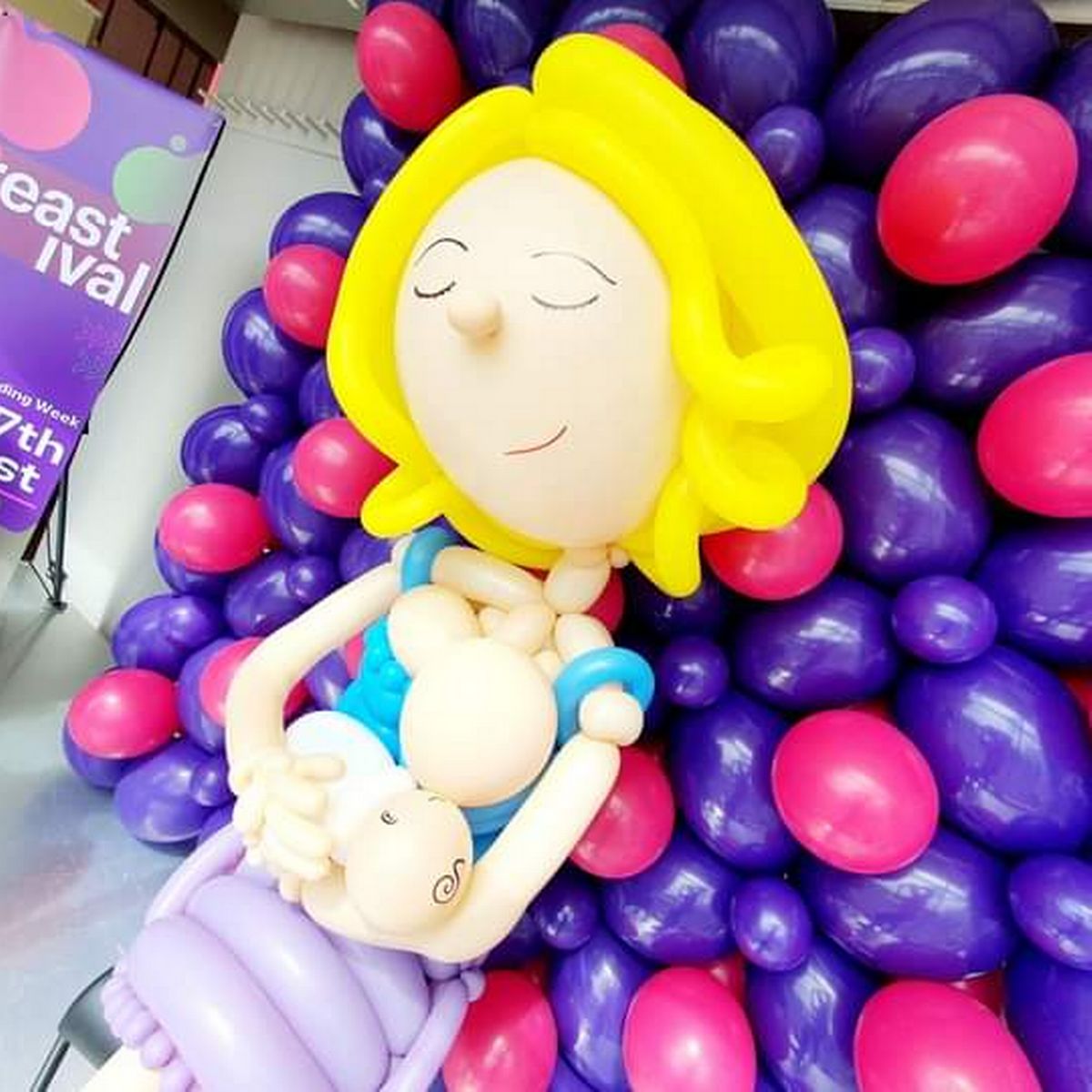 cittiecait's tweet photo. What an exciting morning! Finalist in the @WIBNI Awards for Marketing Campaign (small business) for @BreastivalNI for our Breastfeeding Balloon Sculpture and Outstanding Innovation for #AughnacloyPlaygroup's Sign in System! https://t.co/IOTnFjWYcu
