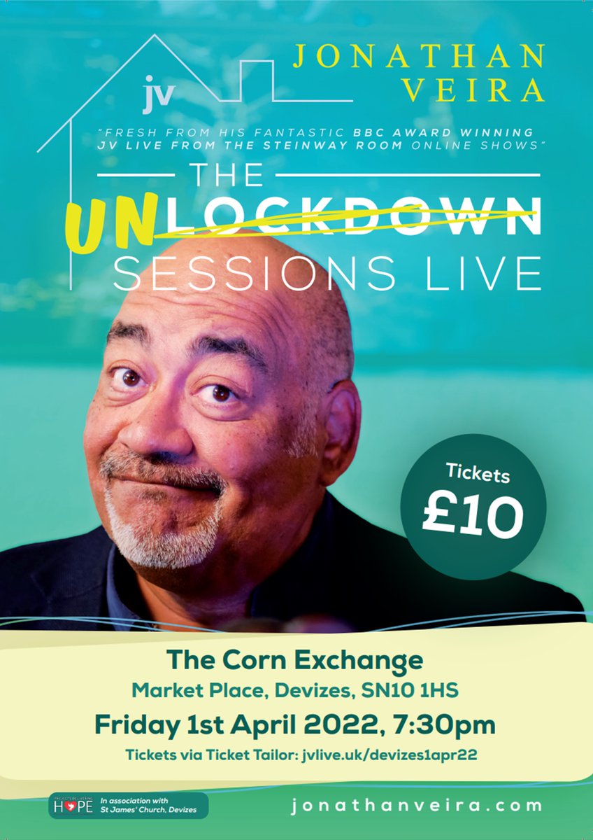 PDeliveringHope's tweet photo. Don't forget to get your tickets to the national ‘Unlockdown Sessions Live Tour’. with Jonathan Viera!  A renowned singer, talented musician and comedian with a one man show you will not want to miss! For info see https://t.co/BRh1XMenh4 and tickets https://t.co/BJNeW1hW6b. https://t.co/zoO6bBSgIO
