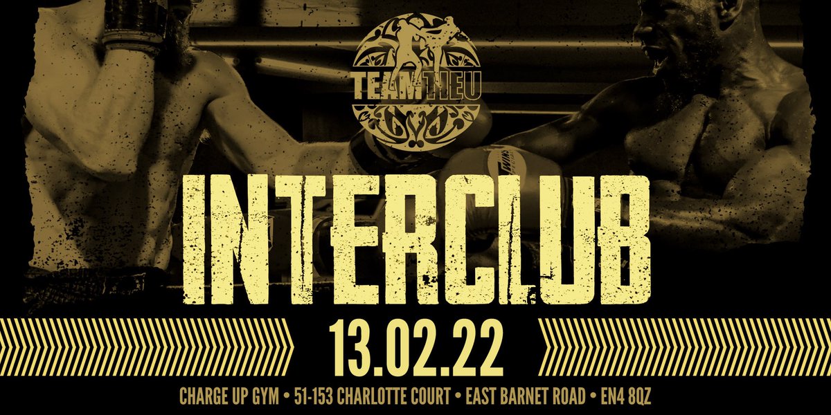 🎟 TICKETS SELLING FAST! 🎟
Make sure you get your Fighter &amp; Spectator this Sunday's #TeamTieu #Interclub 🥊 at #ChargeUpGym 🗺 51-153 Charlotte Court, East Barnet Road, EN4 8QZ 💷 Fighters £10 Spectators £15 👇👇👇
muaythaigp.com/events/intercl…