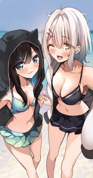 ちょっとパーカー脱いでみてよ?
【海にて…】 