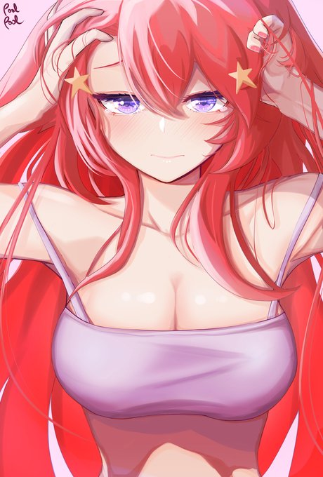 PoolPoolさんがTwitterに投稿した中野五月(五等分の花嫁)のイラスト。