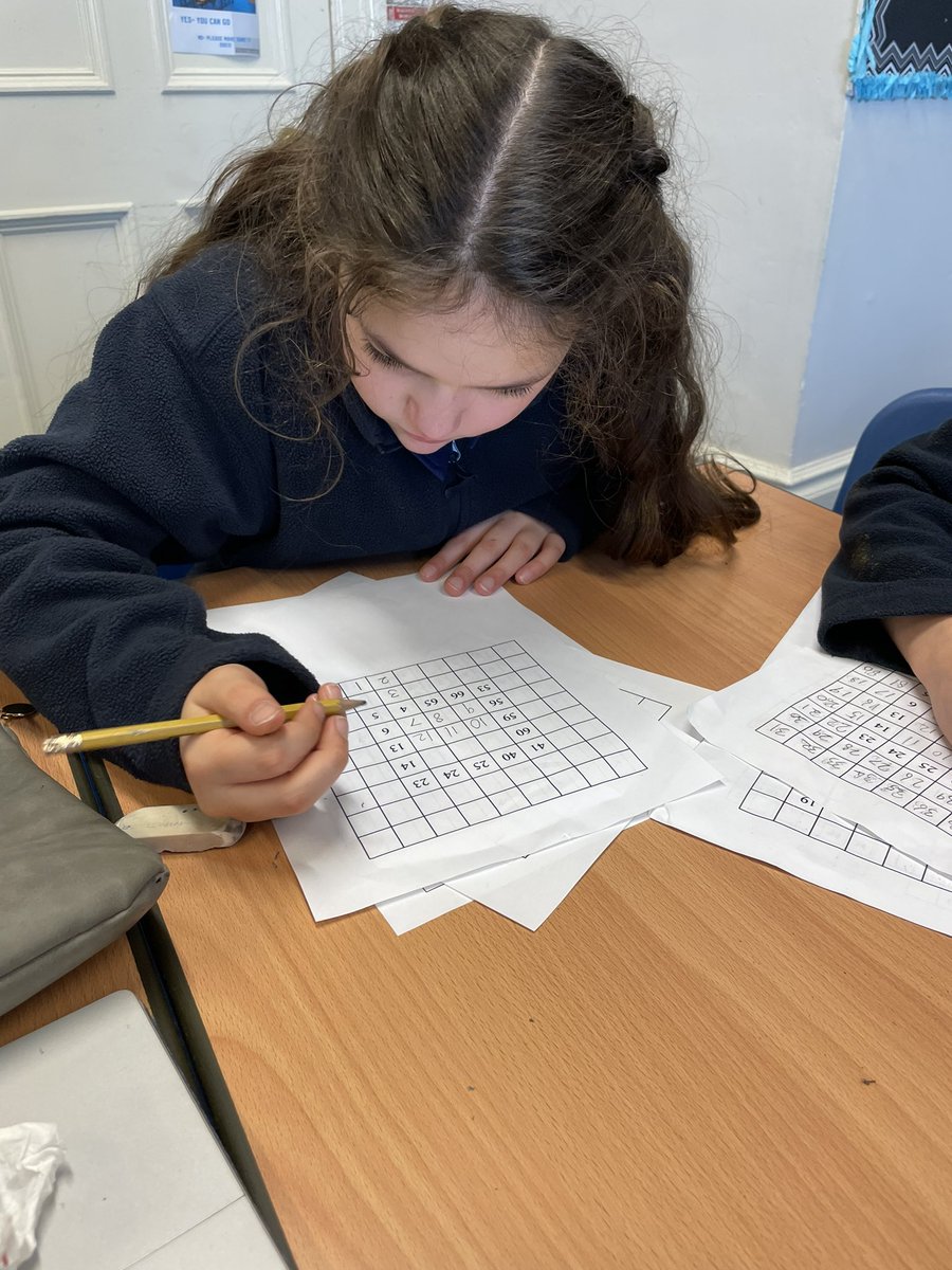 CarrdusYear5's tweet photo. “Why is Maths so addictive?” Year 5 have enjoyed the weekly challenge so far- Numbrix! #numbers #mathschallenge #perseverance https://t.co/LDS0vuZhU2