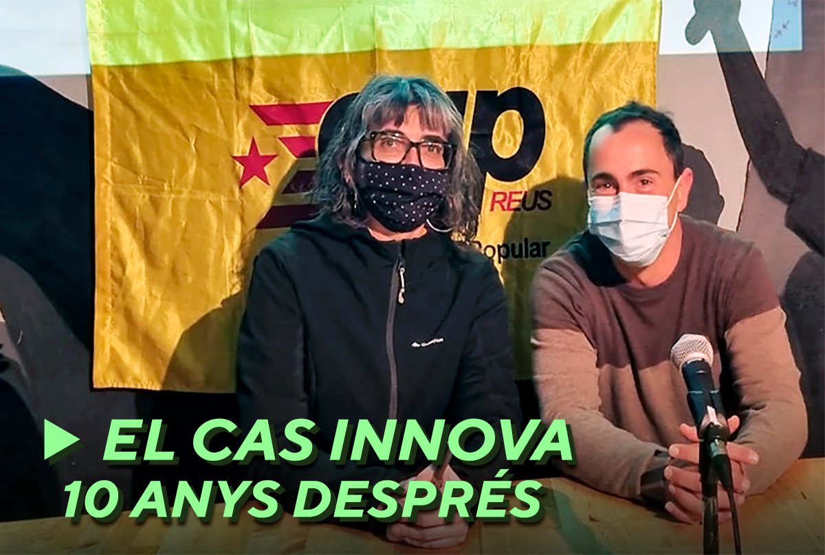 CUPReus's tweet photo. Ja podeu veure la xerrada complerta de "El #CasINNOVA - 10 anys després", la trama judicial per corrupció més important dels últims anys.

🗣 Amb l'exregidor que va presentar la primera denúncia, David Vidal i l'advocat assessor del cas, David Rullo.

👉 https://t.co/Om3SgziIeZ https://t.co/Ry0BXn72Yl