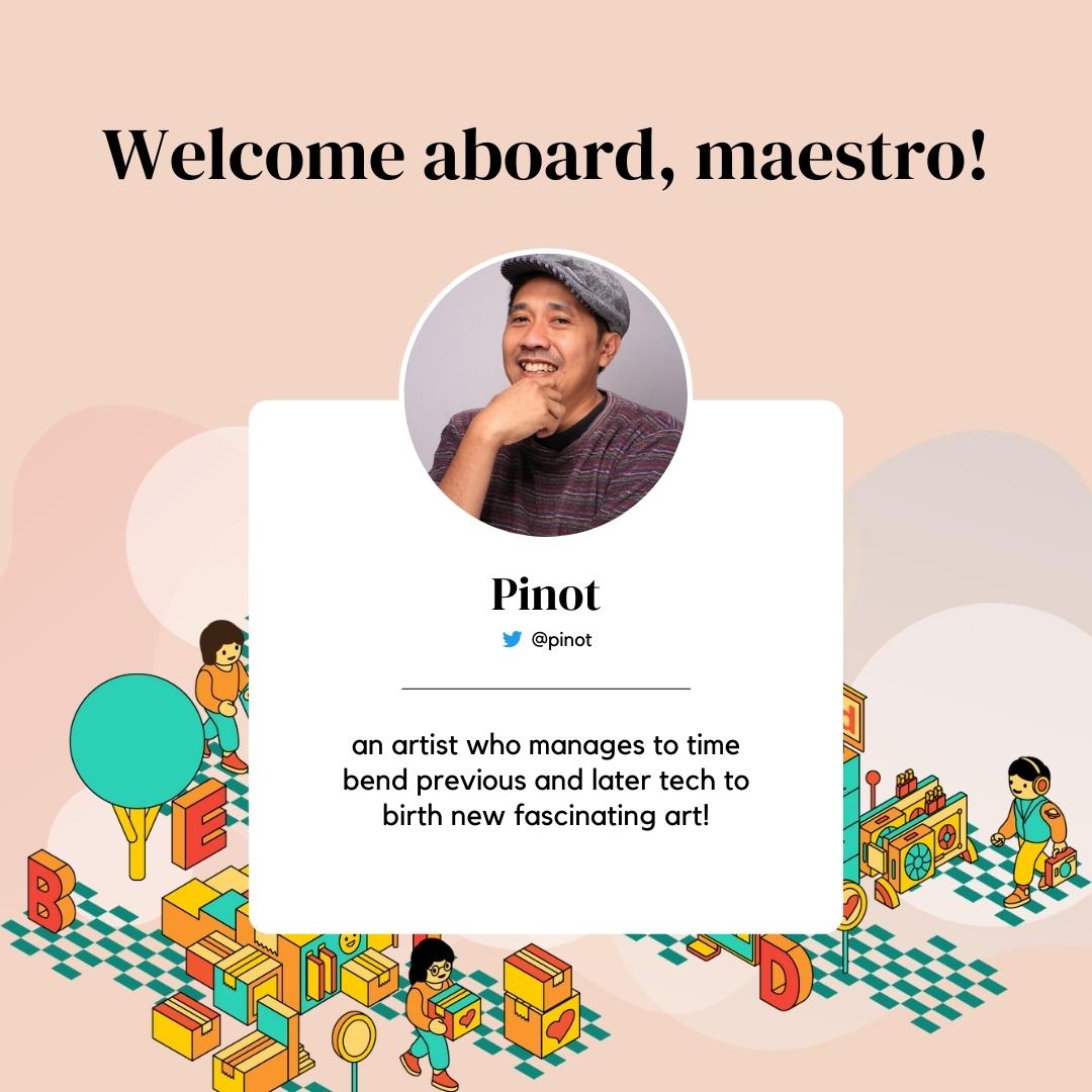 TokenBekind's tweet photo. BeKind is proud to have the one and only @pinot, Wahyu Ichwandardi, on board our Kind Hearts family!
Pinot will act as BeKind's NFT Ambassador and our first artist partner/advisor.
Let's all give a warm welcome to Pinot!
#bknd #bekind #kindness #nft https://t.co/jgG7DajGoN