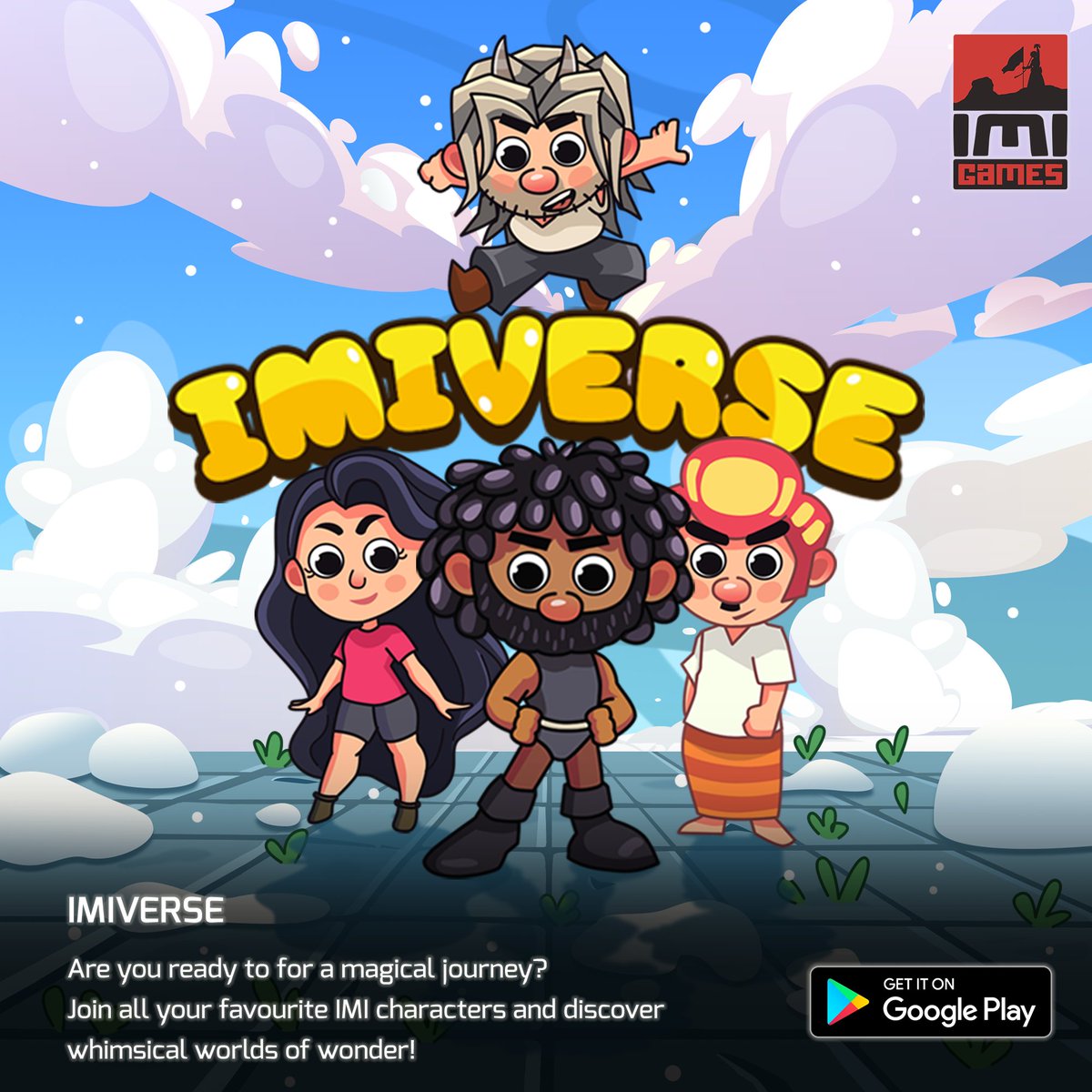 Join all your favourite IMI characters and go on an unforgettable journey through different magical and whimsical worlds in IMIVERSE!

Play it now - imigames.page.link/imi-verse

#IMIGames #IMIVERSE #IMI #lka