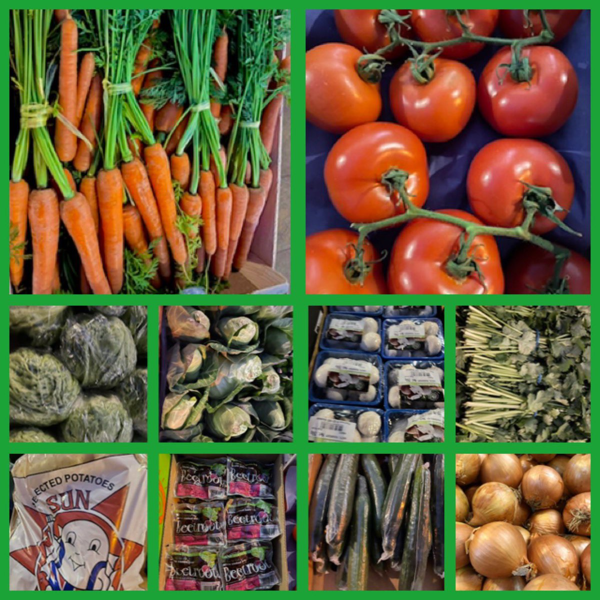 🤩Happy Tuesday folks🤩
This weeks boxes are bursting with vitamins and antioxidants 🍌🍊🍋🍇🍏🍐to keep you all in tip top condition and fighting fit 💪
Delivery available Tuesday Thursday and Friday🚚 
Message to book🙏🏻
<a href="/LeedsMarkets/">Leeds Markets</a> <a href="/damianjwarner/">damian</a> @JimBinary