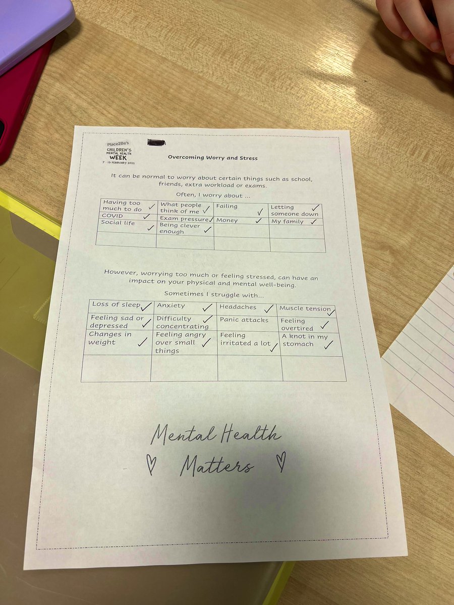 JHigh_English's tweet photo. 5A1 taking a break from Streetcar and MacCaig today to think about their mental health. #GrowingTogether #MentalHealthMatters https://t.co/4SZXqMod5D