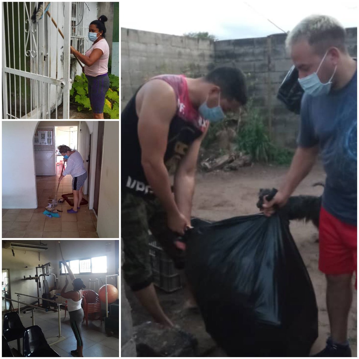 EdineidisPoll's tweet photo. CDI Coviaguard en la realización del trabajo voluntario. 
#SomosCuba 
@Cubacooperabol2 
@RamnRod69326695 
@YoendrisSanchez 
@lianet_ana 
@KeylerING https://t.co/VDFNwtMyHk