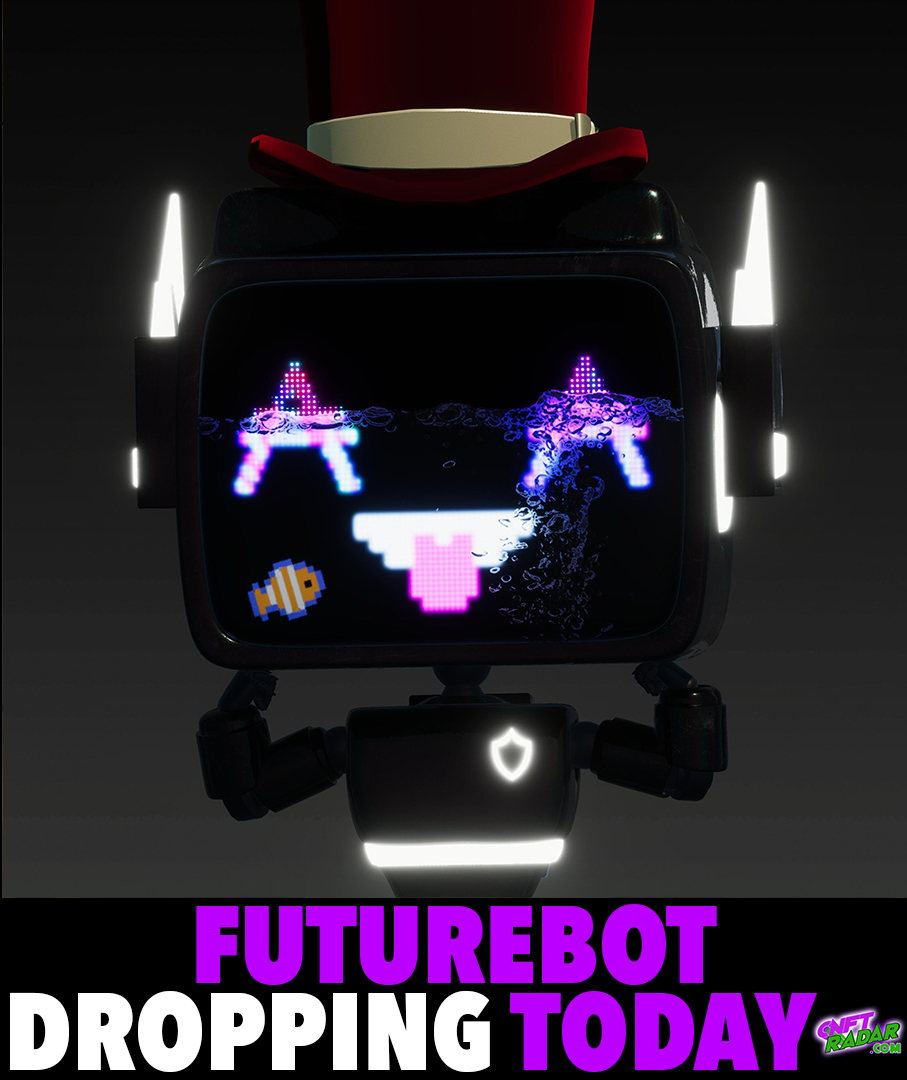 Futurebot Collection by Future Fest #CNFT drop is coming up👀⏰
📢<a href="/futurefestxr/">FutureFest 🤖 | Virtual Events</a>

Check our calendar on cnftradar.com for drop details!
 
#Cardano  #CNFTdrop #CNFTCommunity #NFTMint #NFTMintAlert #cnftproject #ADA