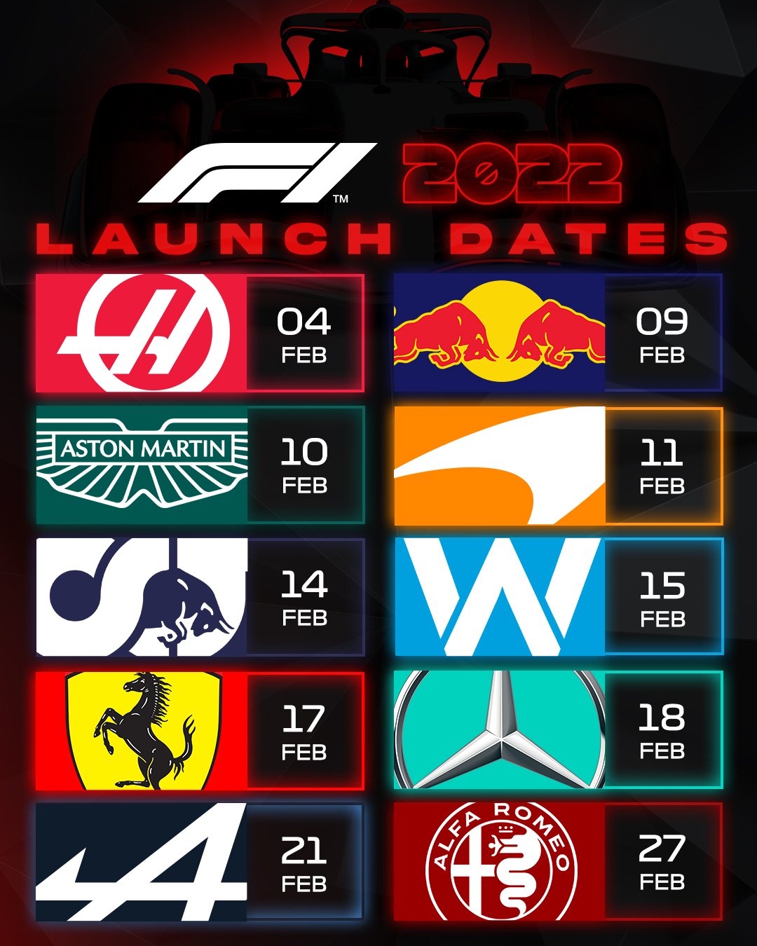 LAUNCH CALENDER