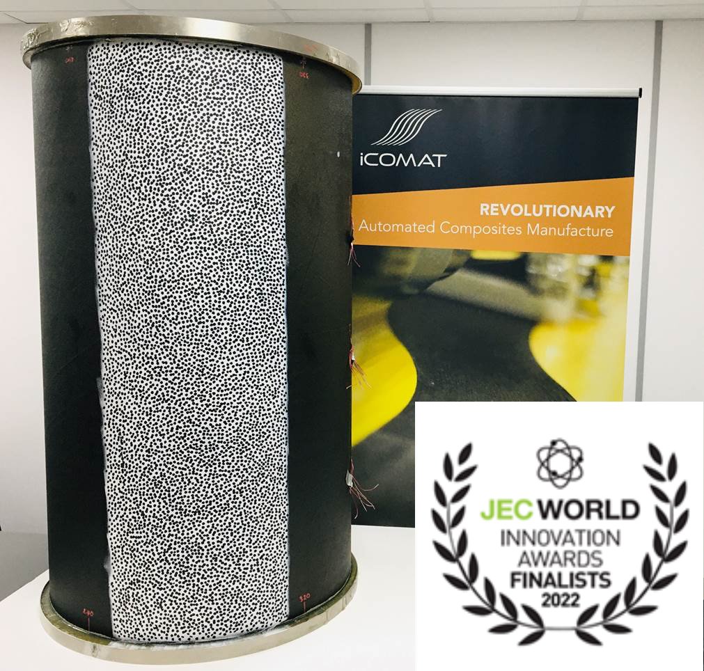 iCOMAT is honoured to have been selected as a JEC World Innovation Awards Finalist 2022!  Our space grade cylinder has been nominated in the Aerospace Process category. 

mobile.twitter.com/JECComposites/…

x.com/JECComposites/…