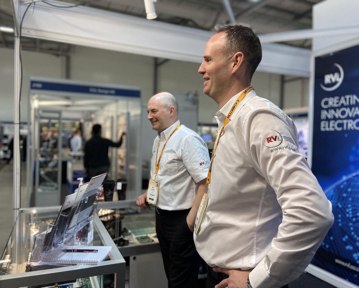 RVLKent's tweet photo. Come and chat to the directors at our stand G100 today (Day 1) or tomorrow or Thursday about your electronics project. We are back again to exhibit at Southern Manufacturing &amp; Electronics 2022 @Industry_co_uk https://t.co/uJMYFwpIh0