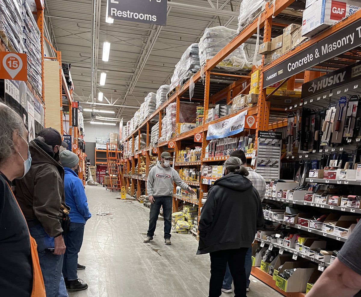 Santiago Alvarez (@rapidsetalvarez) on Twitter photo Another day, another <a href="/CTSRapidSet/">CTS | Rapid Set</a> morning meeting <a href="/HomeDepot/">The Home Depot</a> . Thank you <a href="/Carlos_A_Hnndz/">Carlos Hernandez</a> for helping me set it up.
@Sean_Monty_ <a href="/EricHarperTHD/">Eric S. Harper</a>
#RapidSet #GemCityPride #Demonstration #ohioconstruction Another day, another <a href="/CTSRapidSet/">CTS | Rapid Set</a> morning meeting <a href="/HomeDepot/">The Home Depot</a> . Thank you <a href="/Carlos_A_Hnndz/">Carlos Hernandez</a> for helping me set it up.
@Sean_Monty_ <a href="/EricHarperTHD/">Eric S. Harper</a>
#RapidSet #GemCityPride #Demonstration #ohioconstruction