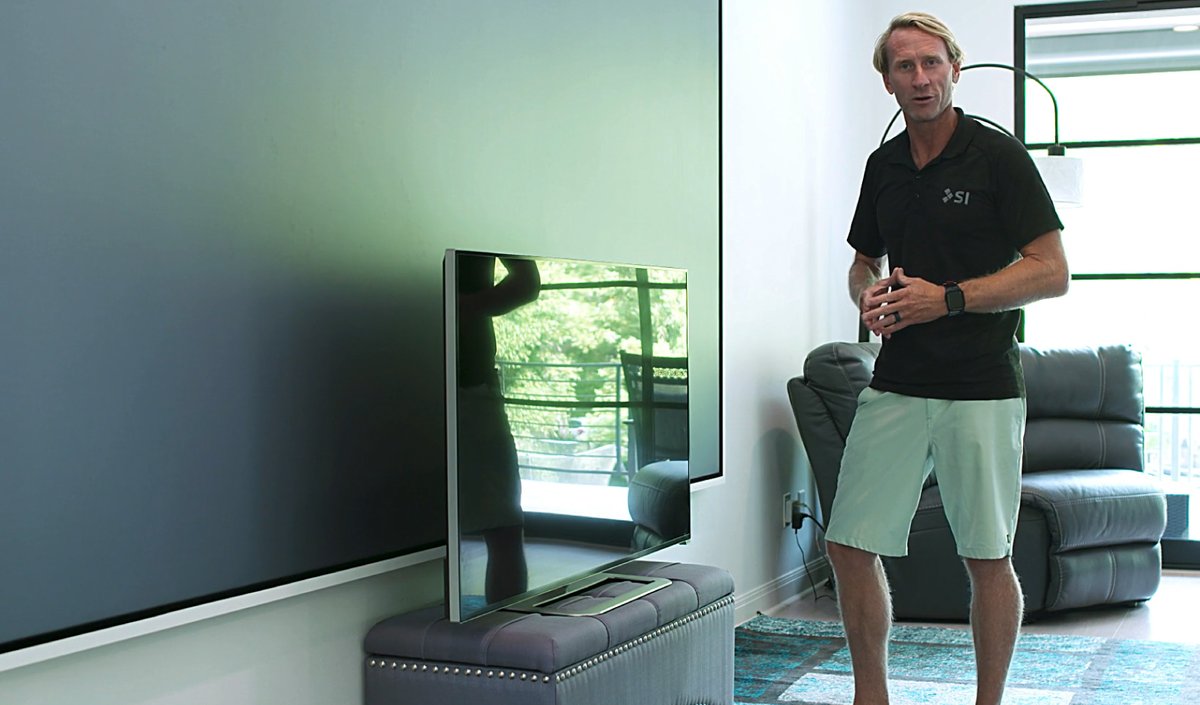 SIScreens's tweet photo. Reason no. 999 you should consider a larger-than-life projection screen for you media room over a small TV. SI projection screens 100% eliminate annoying glare in any environment! 

#mediaroom #mediaroomgoals #mediarooms #mediaroomdesign #mediaroom101 #mediaroomdecor https://t.co/mpNVEfManF