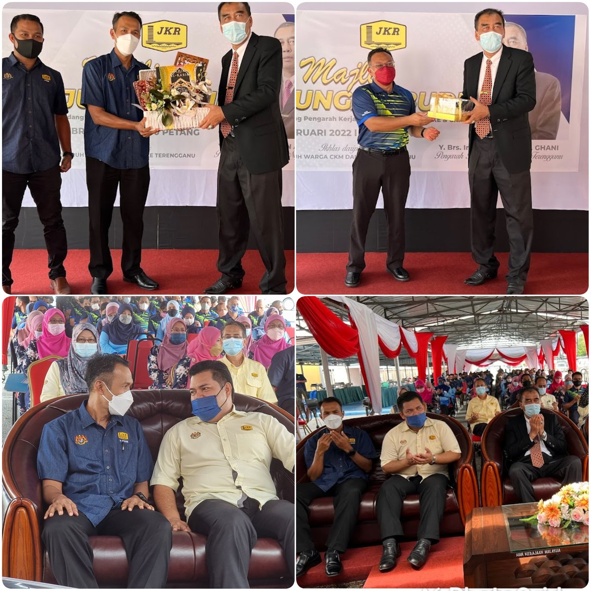 JKR CKE TRG (@jkr_cketrg) on Twitter photo Lawatan Turun Padang dan Majlis Sanjungan Budi Pengarah JKR Negeri Terengganu <a href="/yusufghani200/">تذكرة</a> ke CKE dan CKM Terengganu.
#CKETBerprestasiTinggi
<a href="/yusufghani200/">تذكرة</a> <a href="/HasliJKR/">Hasli Ibrahim (Ir. Dr.)</a> <a href="/rozniazwar/">Ir. ROZNI</a> <a href="/hanizanshaffii/">hanizan</a> <a href="/husinmjkre/">Husin Mustafa</a> <a href="/noorashikinmt/">noorashikin tamimi</a> Lawatan Turun Padang dan Majlis Sanjungan Budi Pengarah JKR Negeri Terengganu <a href="/yusufghani200/">تذكرة</a> ke CKE dan CKM Terengganu.
#CKETBerprestasiTinggi
<a href="/yusufghani200/">تذكرة</a> <a href="/HasliJKR/">Hasli Ibrahim (Ir. Dr.)</a> <a href="/rozniazwar/">Ir. ROZNI</a> <a href="/hanizanshaffii/">hanizan</a> <a href="/husinmjkre/">Husin Mustafa</a> <a href="/noorashikinmt/">noorashikin tamimi</a>
