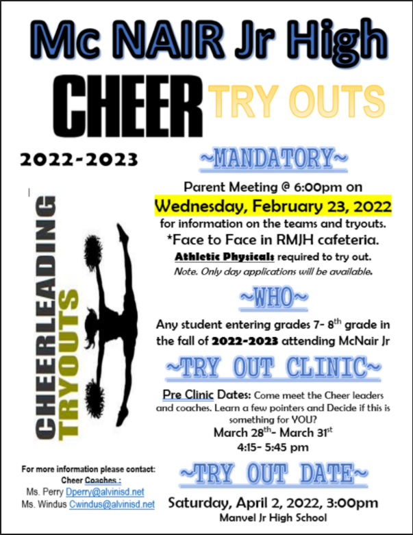 Dr. Ronald E. McNair Junior High School (@rmcnairjh) on Twitter photo 