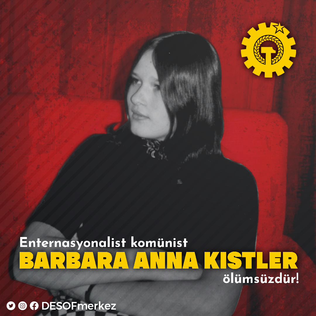 DESOFmerkez's tweet photo. Alplerden Munzur'a uzanan mücadelesiyle enternasyonal proletaryaya meşale olan Barbara Anna Kistler şahsında Yel Dağı'nda ölümsüzleşen komünistleri anıyor, mücadelelerini büyütüyoruz.
 
"Beni siz değil, ancak enternasyonal proletarya yargılar." https://t.co/R5hLgjEawf