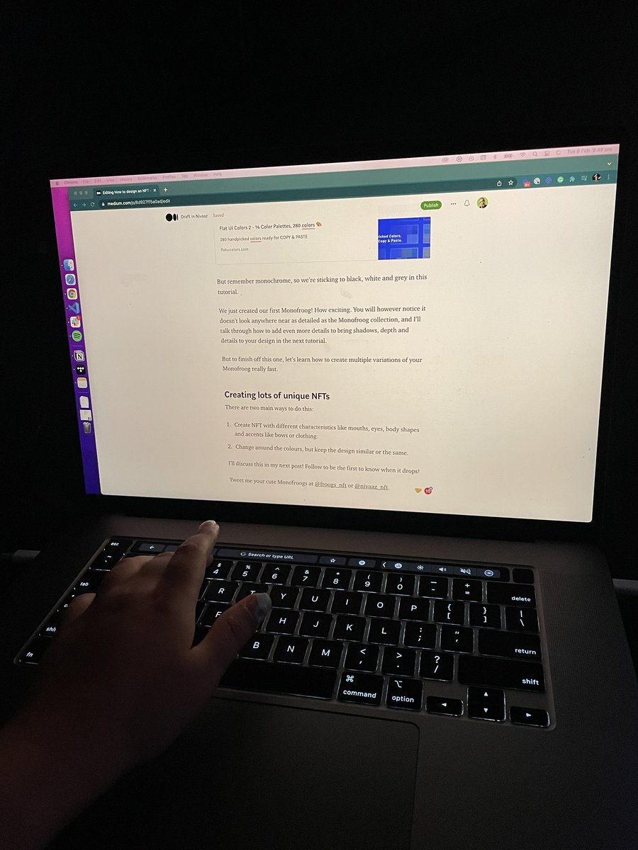 froogs_nft's tweet image. We’re dropping a tutorial on how we created the Solsea NFT collection Monofroogs! Drop us a sneaky 🐸 so you can be the first to know when it drops! #NFTeducation #NFTtutorial #WomeninNFTs #solseaNFT