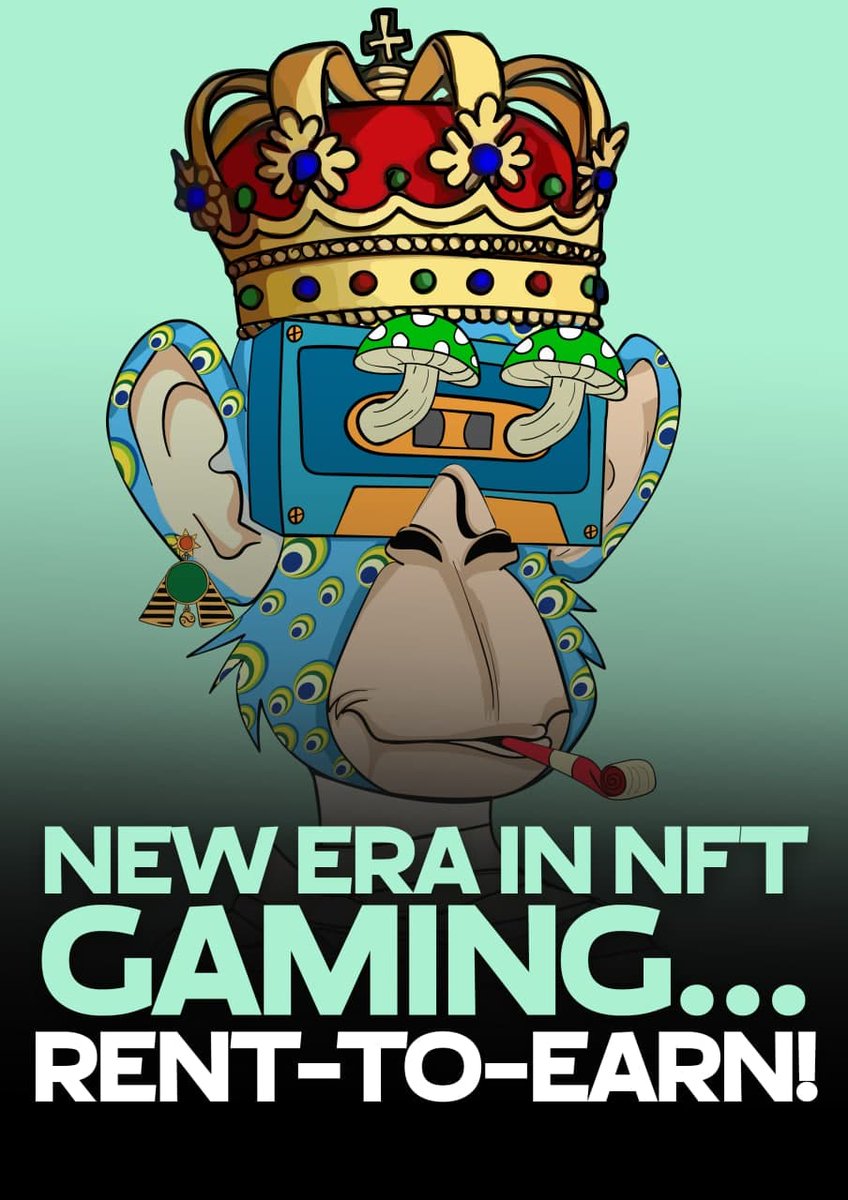 Nostalgicapes's tweet photo. #nostalgicapes 
We are building something revolutionary in NFT gaming... Play-To-Win and Rent-To-Earn!

Rent your avatar and generate thousands of dollars enduring passive income...

#NFTGame #NFTs #NFTGiveaway #NFTCommmunity https://t.co/L5fRbugcYh